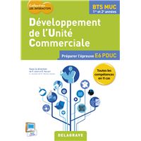 Développement de l'unité commerciale BTS MUC Les Interactifs (2015) - Pochette élève