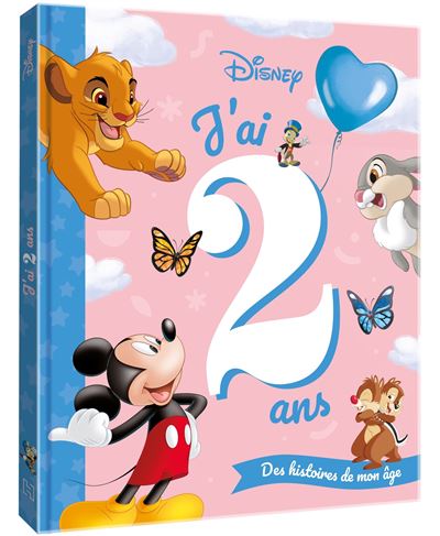 DISNEY CLASSIQUES - J'ai 2 ans - Des histoires de mon âge - Collectif - Hachette Disney - cartonné - Document jeunesse