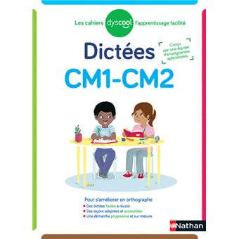 Cahier de dictées cm1-cm2 Dyscool - 1