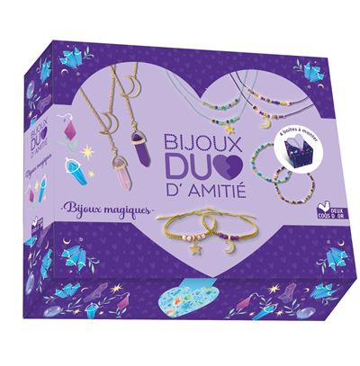 Fnac.com : Retrait 1h en magasin gratuit & livraison gratuite à domicile à partir de 35€ d'achat de livre. Bijoux duo d'amitié - Bijoux magiques - coffret avec accessoires - Jeux livres objets. Découvrez des nouveautés, des coups de cœur, des avis d'internautes, …