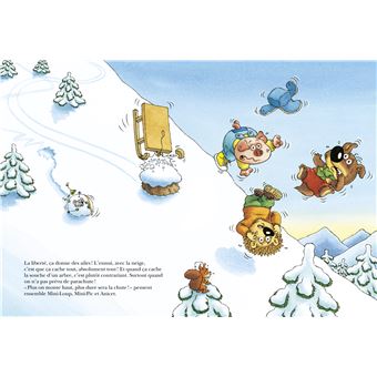 Drôle de Noël avec Mini-Loup avec couverture scintillante