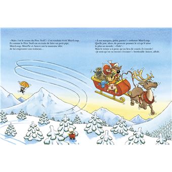 Drôle de Noël avec Mini-Loup avec couverture scintillante