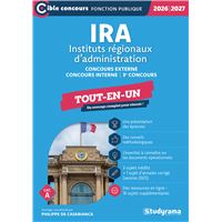 Concours des IRA – Tout-en-un (Catégorie A – Concours 2026-2027)