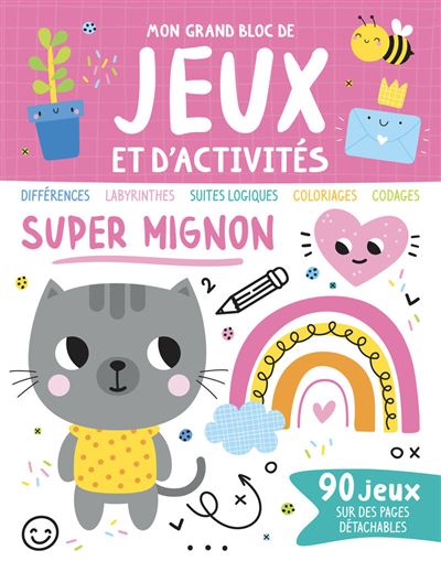 Mon grand bloc de jeux et d'activités - super mignon