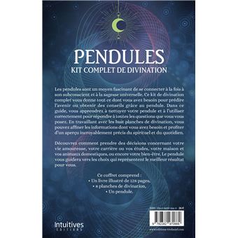 Set de Planche de Divination de Radiesthésie Pendule avec Améthyste, Planche d'esprit en Bois Tableau Parlant avec Planchette et Instructions