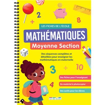 Les fiches de l'école Mathématiques Moyenne Section - 1