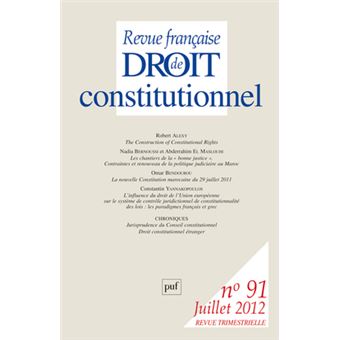 RFDC 2012, n° 91 - 1