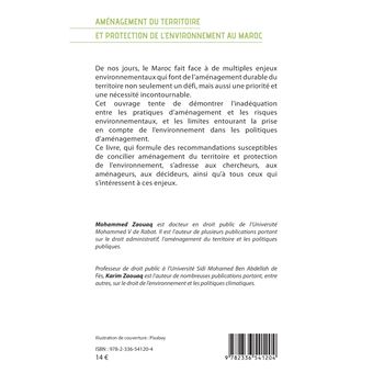 Aménagement du territoire et protection de l’environnement au Maroc