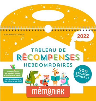 KNUIUYY 4PCS A4 Tableau de Récompenses pour Enfants et 3PCS Autocollants 21cm x 29,7cm Tableau comportement, Planning semainier pour Enfant Routine, Encourager Les Bons comportements