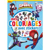 SPIDEY ET SES AMIS EXTRAORDINAIRES - Mes Coloriages avec stickers - MARVEL