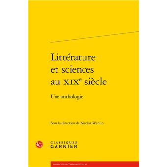 Littérature et sciences au XIXe siècle - 1