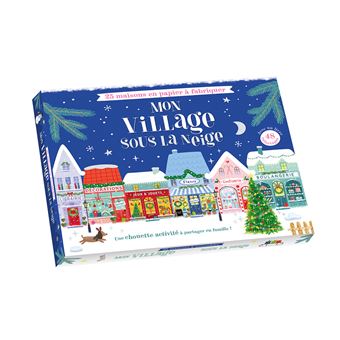 Mon village de noel - 25 maisons en papier a fabriquer - 1