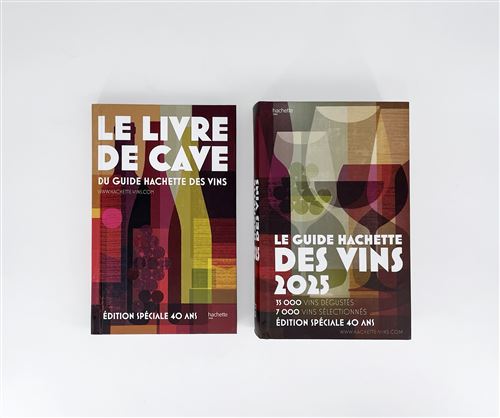 Coffret Guide Hachette des Vins 2025 Edition spéciale 40 ans
