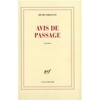 Avis de passage - 1