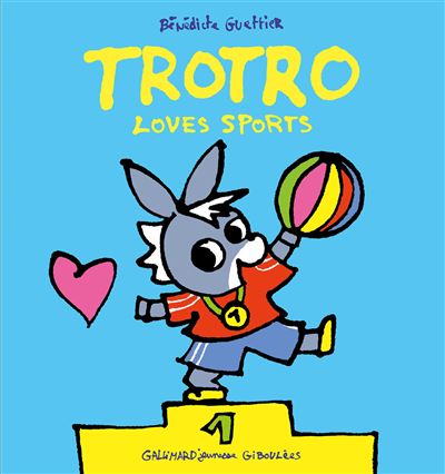 Trotro loves sports Edition en anglais - Benedicte Guettier