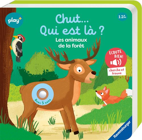 Ravensburger Chut Qui Est Là ? Les Animaux De La Forêt