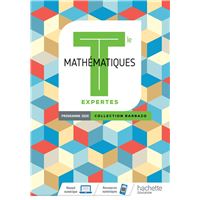 Barbazo Mathématiques Expertes terminales - Livre élève
