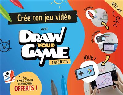 Crée ton jeu vidéo avec Draw your Game - Kacem Bekri - Hachette Education - broché - Scolaire / Universitaire