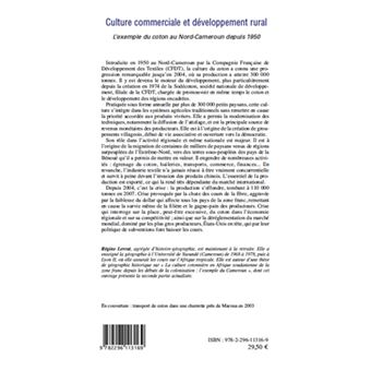 Culture commerciale et développement rural - 1