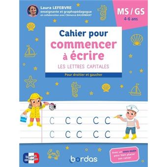 Cahier pour commencer à écrire MS GS