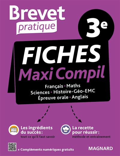 Brevet Pratique Maxi-Compil de fiches la totale 3e Brevet 2026 Toutes les disciplines de l'épreuve et du contrôle continu pour réussir le Brevet - Sylvie Coly - Magnard - broché - Scolaire / Universitaire - Magnard
