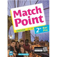 Match Point 2de Bac Pro (2016) - Pochette élève