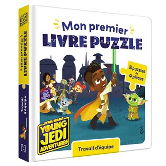 Star Wars - LES AVENTURES DES PETITS JEDI - Mon Premier livre puzzle -Travail d'équipe - STAR WARS - 1