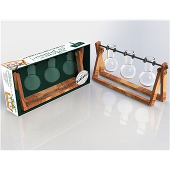 Silence, Ça Pousse ! - Silence, Ça Pousse !, set en bois + 3 vases - 1