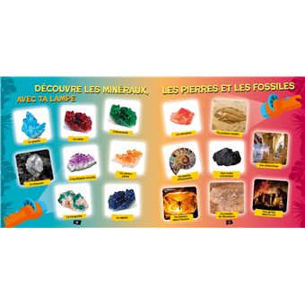 Kit D'excavation De Cristaux, Pierres Précieuses Et Fossiles – Archéologie Pour Enfants 6-10 Ans, Creuser, Géologie, Coffret éducatif Complet Avec 20 Gemmes, Lunettes, Loupe