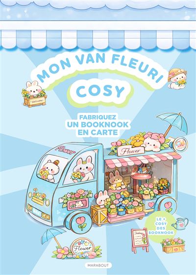 Mon van fleuri cosy - Booknook papier - Collectif - Marabout - Livre-jeu