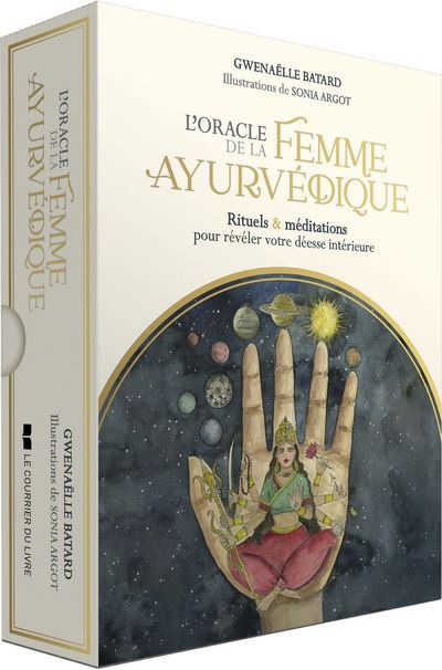 L'Oracle de la femme ayurvédique - Rituels et méditations pour révéler votre déesse intérieure - Gwenaëlle Batard - Courrier Du Livre - Boîte ou accessoire - Jeux livres objets