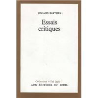 Essais critiques