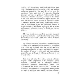 Dialogue à une voix
