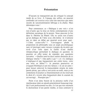Dialogue à une voix