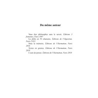 Dialogue à une voix