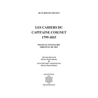 Les Cahiers du Capitaine Coignet