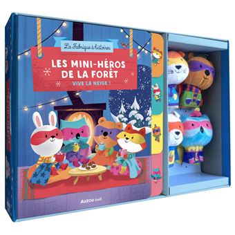Coffret marionnettes à doigts - les mini-héros de la forêt - Vive la neige !