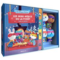 Coffret marionnettes à doigts - les mini-héros de la forêt - Vive la neige !