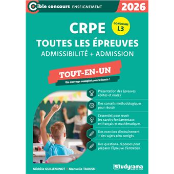Nouveau CRPE – Toutes les épreuves (admissibilité + admission) - 1