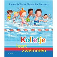 Kolletje leert zwemmen