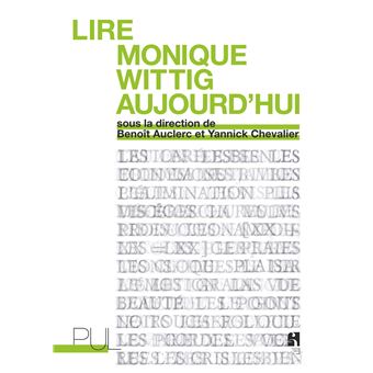 Lire Monique Wittig aujourd'hui - 1