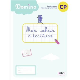 Domino - Cahier d'écriture CP