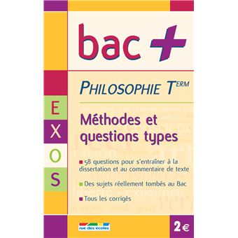 Bac+ T philosophie exercices - 1