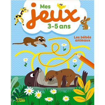 Mes jeux 3-5 ans bebes animaux - 1