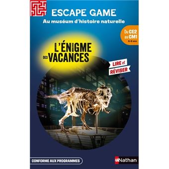 Escape game CE2-CM1: Au muséum d'histoire naturelle