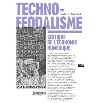 Techno-féodalisme - Critique de l'économie numérique - 1