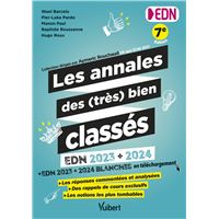 Les annales des (très) bien classés