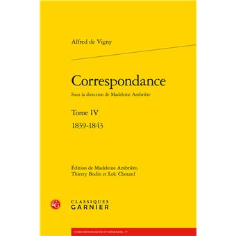 Correspondance - 1