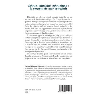 Ethnie, ethnicité, ethnicisme : le serpent de mer congolais