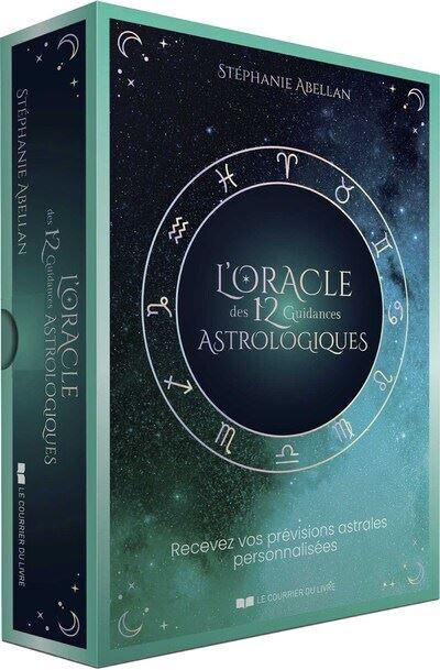 L'Oracle des 12 guidances astrologiques 24 cartes - Stéphanie Abellan - Courrier Du Livre - Boîte ou accessoire - Jeux livres objets
